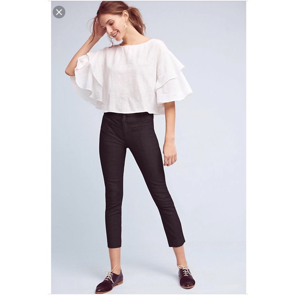 Anthropologie Essential Slim in Black size 6